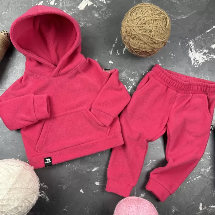 Спортивний дитячий костюм Polar Fleece HQ BEWARM Fuchsia