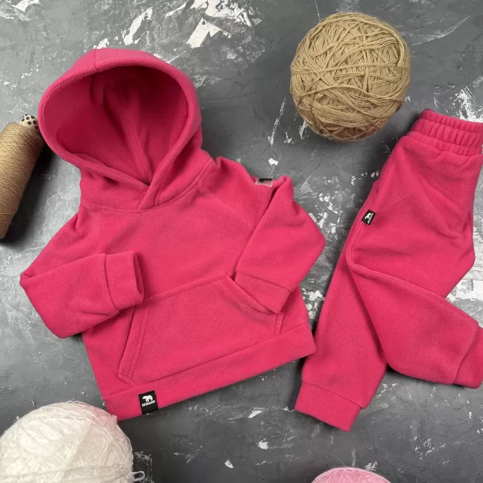 Спортивний дитячий костюм Polar Fleece HQ BEWARM Fuchsia