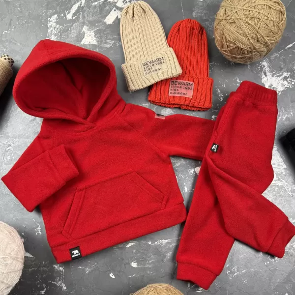 Спортивний дитячий костюм Polar Fleece HQ BEWARM Red