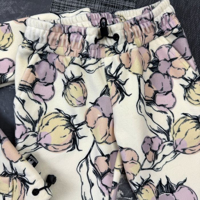 Спортивний дитячий костюм DubleFleece BEWARM Cotton Flowers