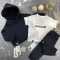 Спортивний дитячий костюм на флісі BEWARM Black