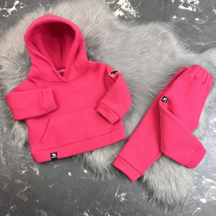 Спортивний дитячий костюм на флісі BEWARM Magenta