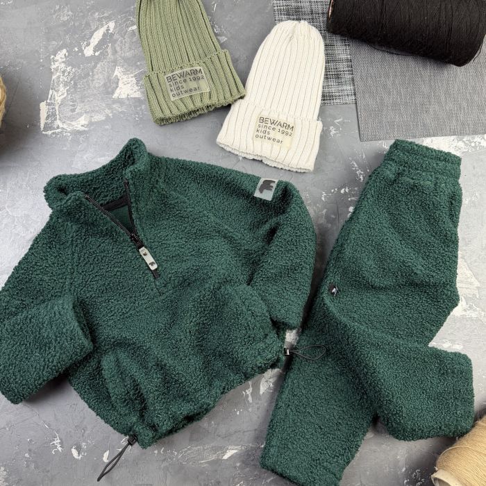 Спортивний дитячий костюм Poddy Golden Fleecee BEWARM emerald