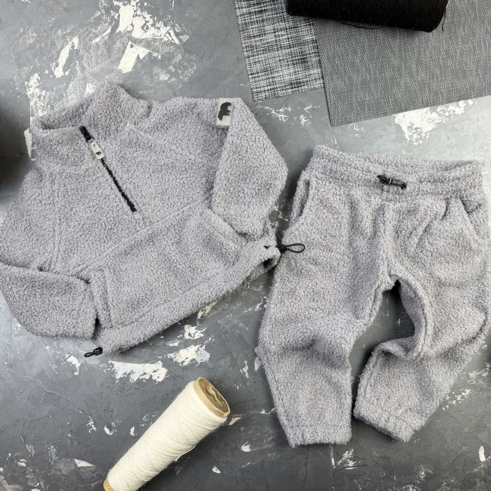 Спортивний дитячий костюм Poddy Golden Fleecee BEWARM gray