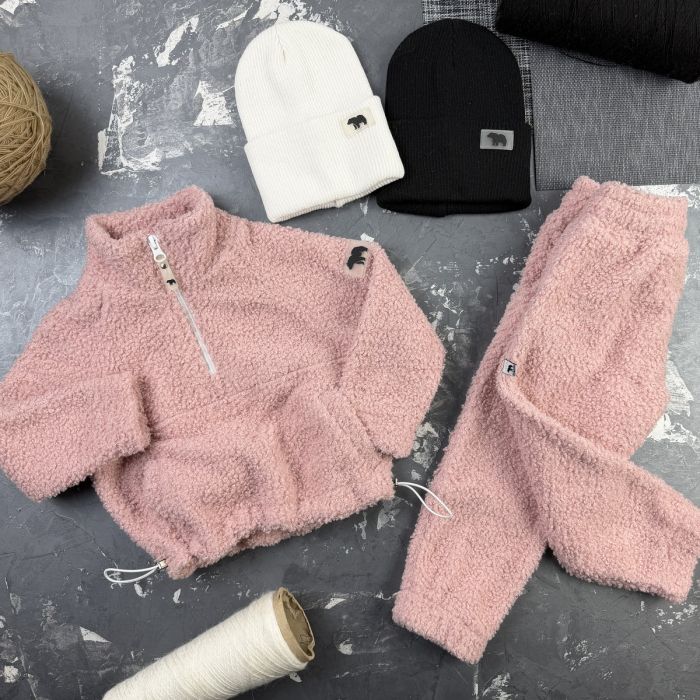 Спортивний дитячий костюм Poddy Golden Fleecee BEWARM pink