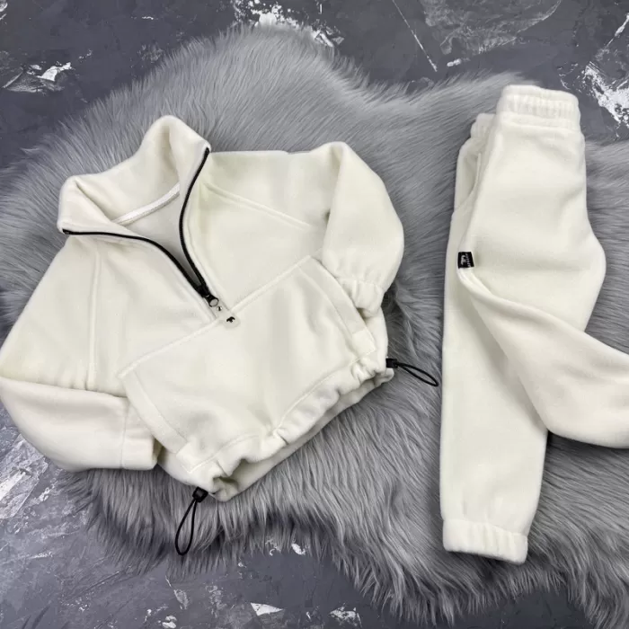 Спортивний дитячий костюм For Relax Polar Fleece BEWARM milk